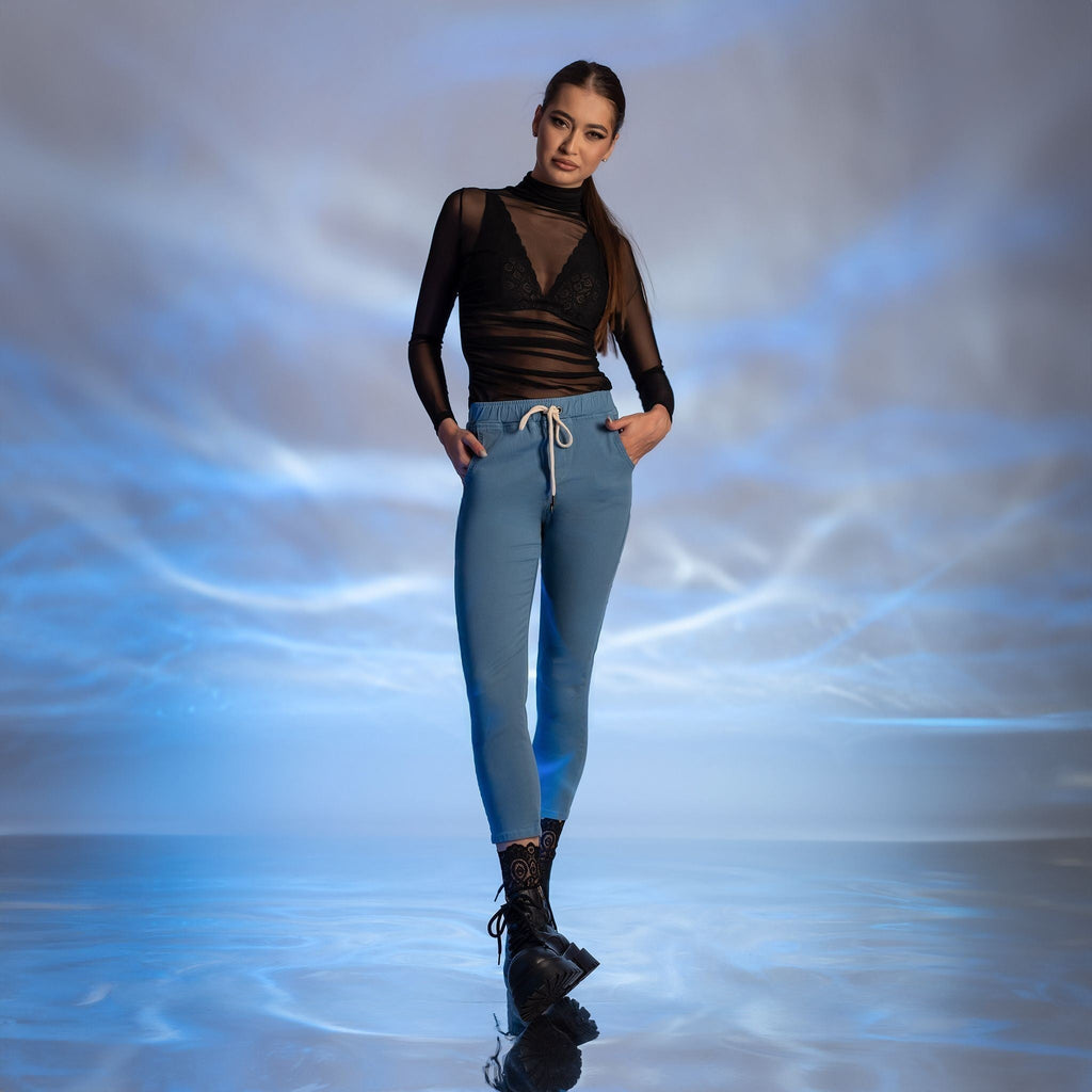 Blugi dama sport albastri N⁰12