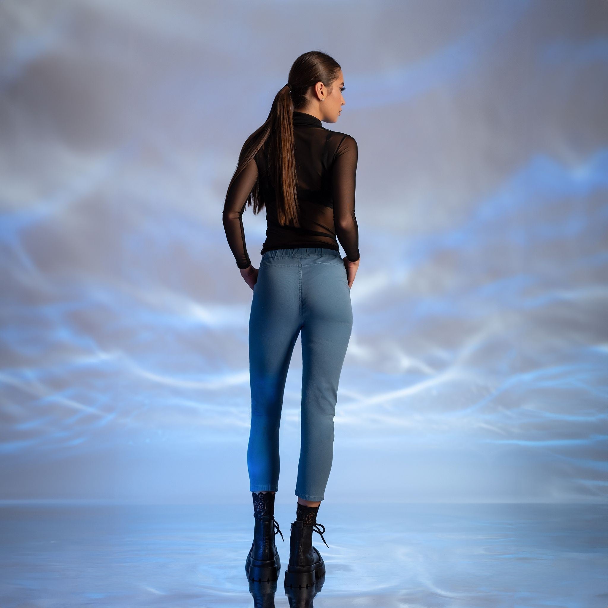 Blugi dama sport albastri N⁰12